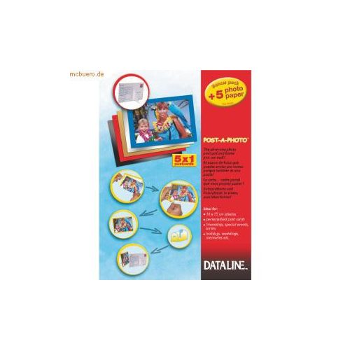 Dataline prémium fotópapír képeslap 10x15 5db/cs egyedi képeslapok díszítő keretek 57019