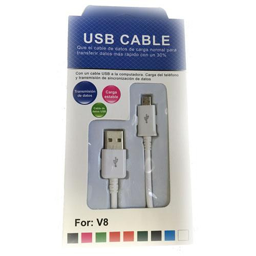 Micro USB Kábel 1 m Fehér