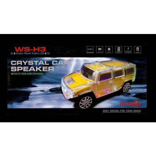 Digitális mini Speaker WS-H3 Hummer  usb TF kártya FM rádió)