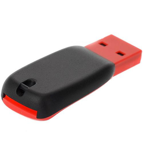 USB 2.0 Micro SD / TF Card Reader - Red + Black (Max. 32GB)