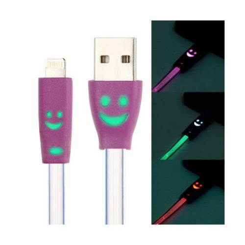 USB Cable Led Multicolor Iphone 5/5S/6/6S/6+/ IPAD/,  ( színváltós )