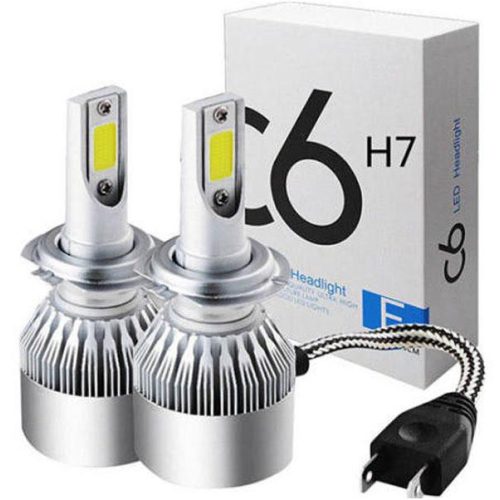 C6 LED fényszóró izzó készlet H7 foglalattal