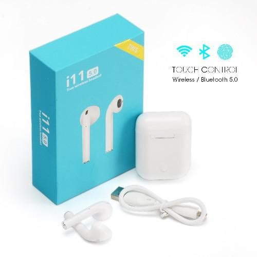 i11 tws 5.0 érintésérzékeny Bluetooth fülhallgató