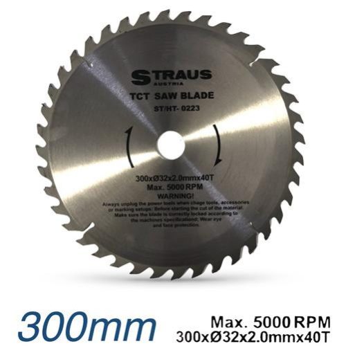 Straus 300mm vídia Vágótárcsa 40 fogas ST/HT-0223