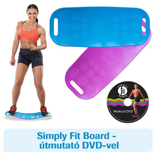 Simply Fit Board®  Fitnesz deszka, DVD felhasználói útmutatóval.